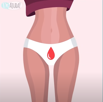 O sangramento menstrual é normal.