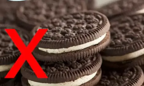 Evite comer bolachas recheadas
