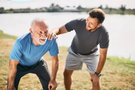 Exercícios de reabilitação pulmonar podem ser recomendados