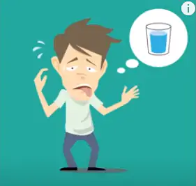 Sentir muita sede pode indicar diabetes.