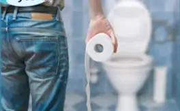 A pessoa vai várias vezes ao banheiro.