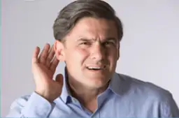 A surdez súbita ocorre aos poucos.
