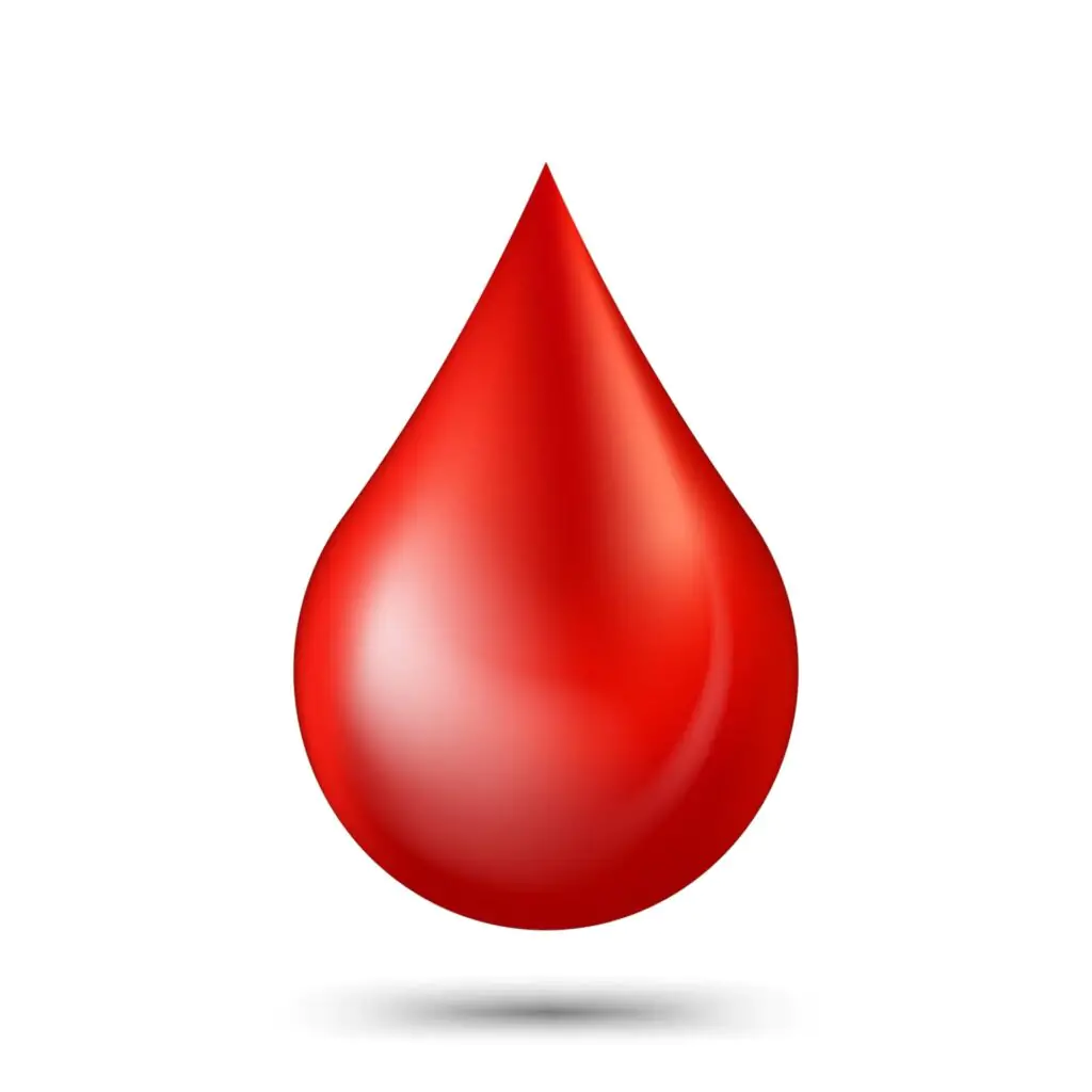 Realistic,Falling,Blood,Drops,,Syrup,,Or,Oil,Vector,Illustration,Isolated